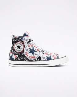 Converse Logo Play Chuck Taylor All Star Férfi Magasszárú Színes | FEYOGAJ-HU